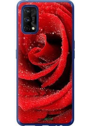 Чехол на realme 7 pro красная роза "529u-2082-2448"