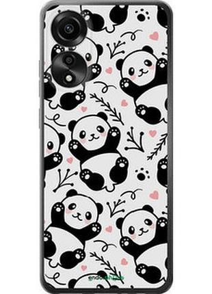 Чехол на oppo a78 4g панды "4318u-3142-2448"