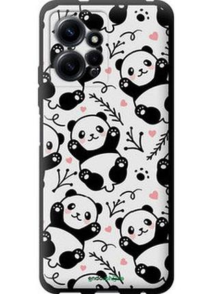 Чехол на xiaomi redmi note 12 4g панды "4318b-3021-2448"