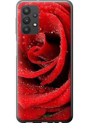 Чехол на samsung galaxy a32 a325f красная роза "529u-2204-2448"