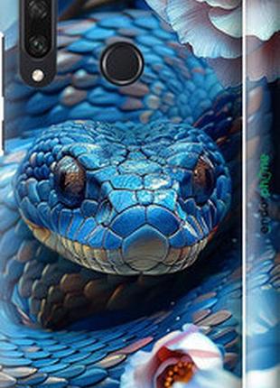 Чехол на huawei y6p blue snake "6079m-1952-2448"