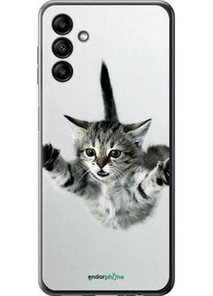 Чехол на samsung galaxy a13 5g летящий котёнок "2322u-3853-2448"