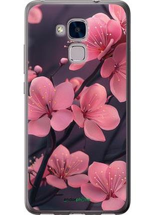 Чохол на huawei gt3 пурпурова сакура "6075t-472-2448"