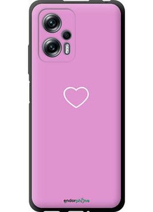 Чехол на xiaomi redmi k50i сердце 2 "4863b-3863-2448"