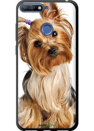 Чехол на huawei honor 7a pro йоркширский терьер с хвостиком "930b-1440-2448"
