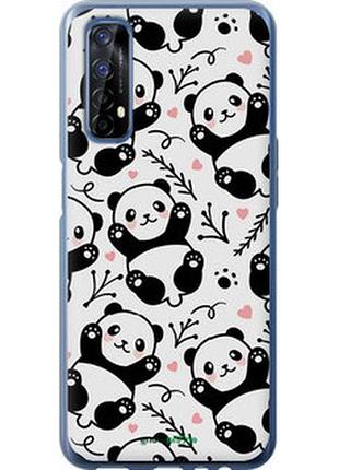 Чехол на realme 7 панды "4318t-2081-2448"