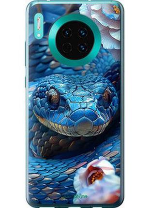 Чехол на huawei mate 30 blue snake "6079u-1773-2448"