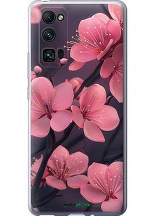 Чехол на huawei honor 30 pro пурпурная сакура "6075u-1920-2448"