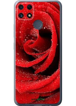 Чохол на realme c25 червона троянда "529u-3613-2448"