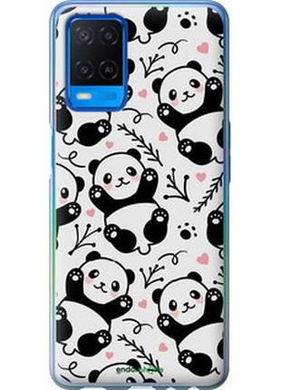 Чехол на oppo a54 панды "4318u-2306-2448"