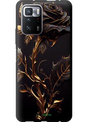 Чехол на xiaomi poco x3 gt роза 3 "5552b-2511-2448"
