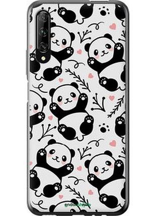 Чехол на huawei p smart pro панды "4318u-1906-2448"