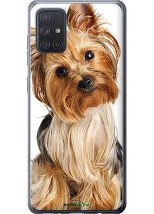 Чехол на samsung galaxy a71 2020 a715f йоркширский терьер с хвостиком "930u-1826-2448"