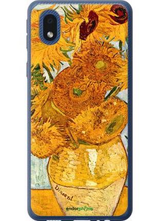 Чохол на samsung galaxy a01 core a013f вінсент ван гог. соняшники "162u-2065-2448"