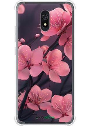 Чехол на xiaomi redmi 8a пурпурная сакура "6075sp-1794-2448"