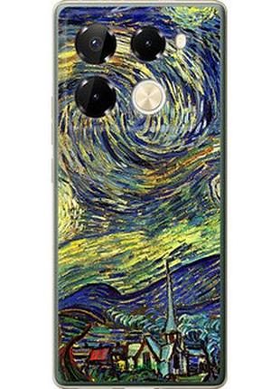 Чохол на infinix note 40 pro 4g вінсент ван гог. зоряна ніч "163u-3691-2448"