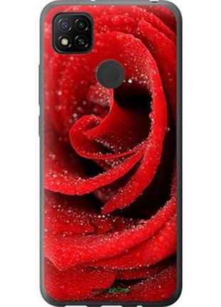 Чехол на xiaomi redmi 9c красная роза "529u-2035-2448"