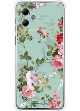 Чехол на motorola moto g14 цветочные обои 2 "862sp-3197-2448"