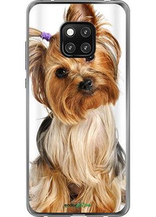 Чехол на huawei mate 20 pro йоркширский терьер с хвостиком "930t-1567-2448"