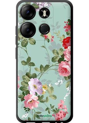 Чехол на infinix smart 7 цветочные обои 2 "862b-3195-2448"