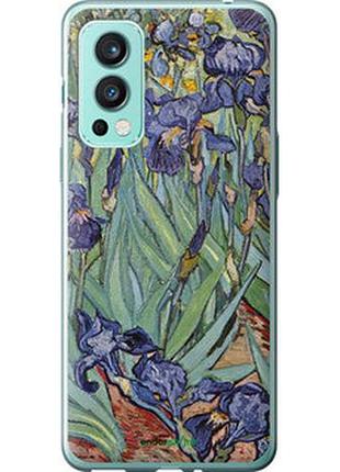 Чохол на oneplus nord 2 вінсент ван гог. іриси "161u-2468-2448"