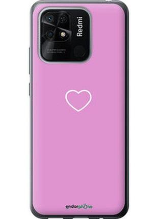 Чохол на xiaomi redmi 10c серце 2 "4863u-2591-2448"
