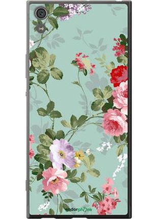 Чехол на sony xperia xa1 ultra g3212 цветочные обои 2 "862t-1237-2448"