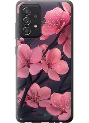 Чехол на samsung galaxy a52 пурпурная сакура "6075u-2251-2448"
