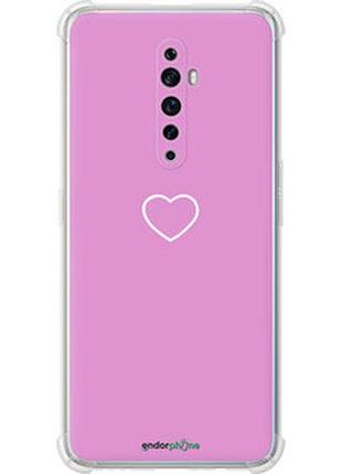 Чехол на oppo reno 2z сердце 2 "4863sp-1867-2448"