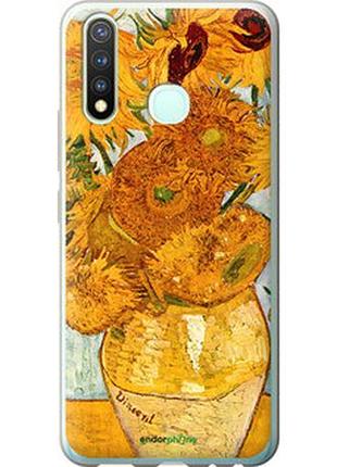 Чехол на vivo y19 винсент ван гог. подсолнухи "162u-630-2448"