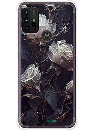 Чехол на motorola moto g30 розы 2 "5550sp-2320-2448"