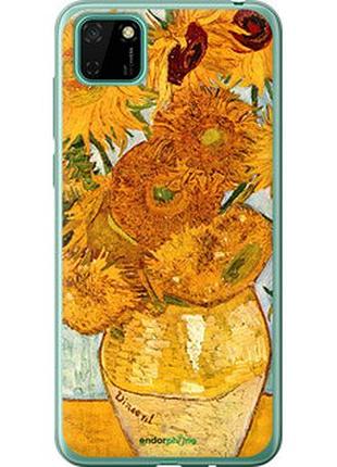Чехол на huawei y5p винсент ван гог. подсолнухи "162u-1936-2448"