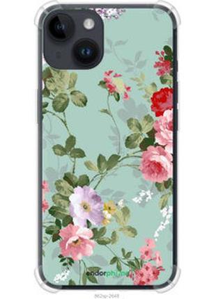 Чехол на iphone 14 цветочные обои 2 "862sp-2648-2448"