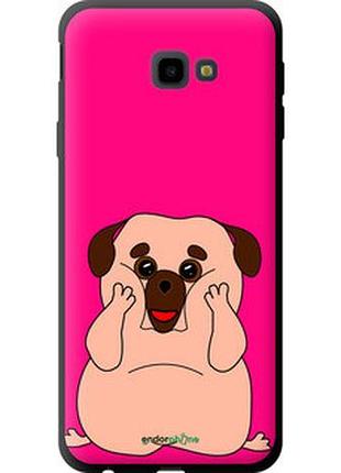 Чохол на samsung galaxy j4 plus 2018 веселий мопс "4908b-1594-2448"