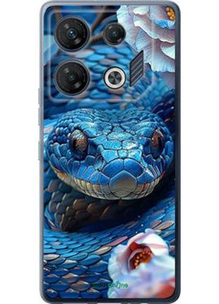 Чехол на infinix gt 10 pro blue snake "6079u-3172-2448"