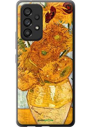 Чехол на samsung galaxy a53 a536e винсент ван гог. подсолнухи "162u-2585-2448"