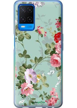 Чехол на oppo a54 цветочные обои 2 "862u-2306-2448"
