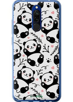 Чехол на xiaomi redmi 8 панды "4318u-1806-2448"