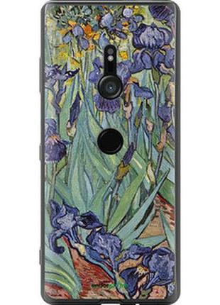 Чехол на sony xperia xz3 h9436 винсент ван гог. ирисы "161u-1540-2448"