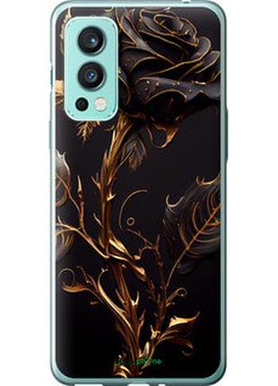 Чехол на oneplus nord 2 роза 3 "5552u-2468-2448"