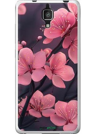 Чехол на xiaomi mi4 пурпурная сакура "6075t-163-2448"