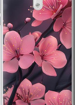 Чохол на nokia 3 пурпурова сакура "6075t-818-2448"