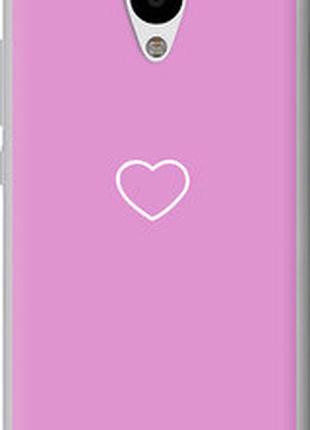 Чехол на meizu m3 сердце 2 "4863t-272-2448"