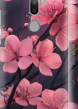 Чехол на xiaomi mi 5s plus пурпурная сакура "6075c-396-2448"