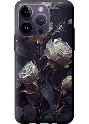 Чехол на iphone 14 pro max розы 2 "5550b-2667-2448"