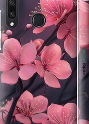 Чохол на huawei y6p пурпурова сакура "6075m-1952-2448"