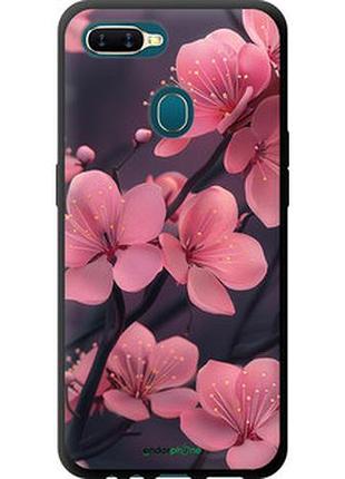 Чехол на oppo a12 пурпурная сакура "6075b-2557-2448"