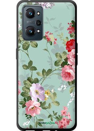 Чехол на realme gt neo 2 цветочные обои 2 "862b-2489-2448"