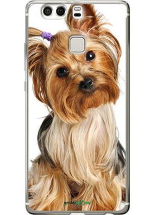 Чехол на huawei p9 plus йоркширский терьер с хвостиком "930u-300-2448"