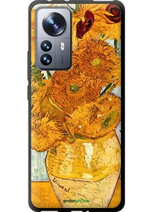 Чохол на xiaomi 12 pro вінсент ван гог. соняшники "162b-2560-2448"
